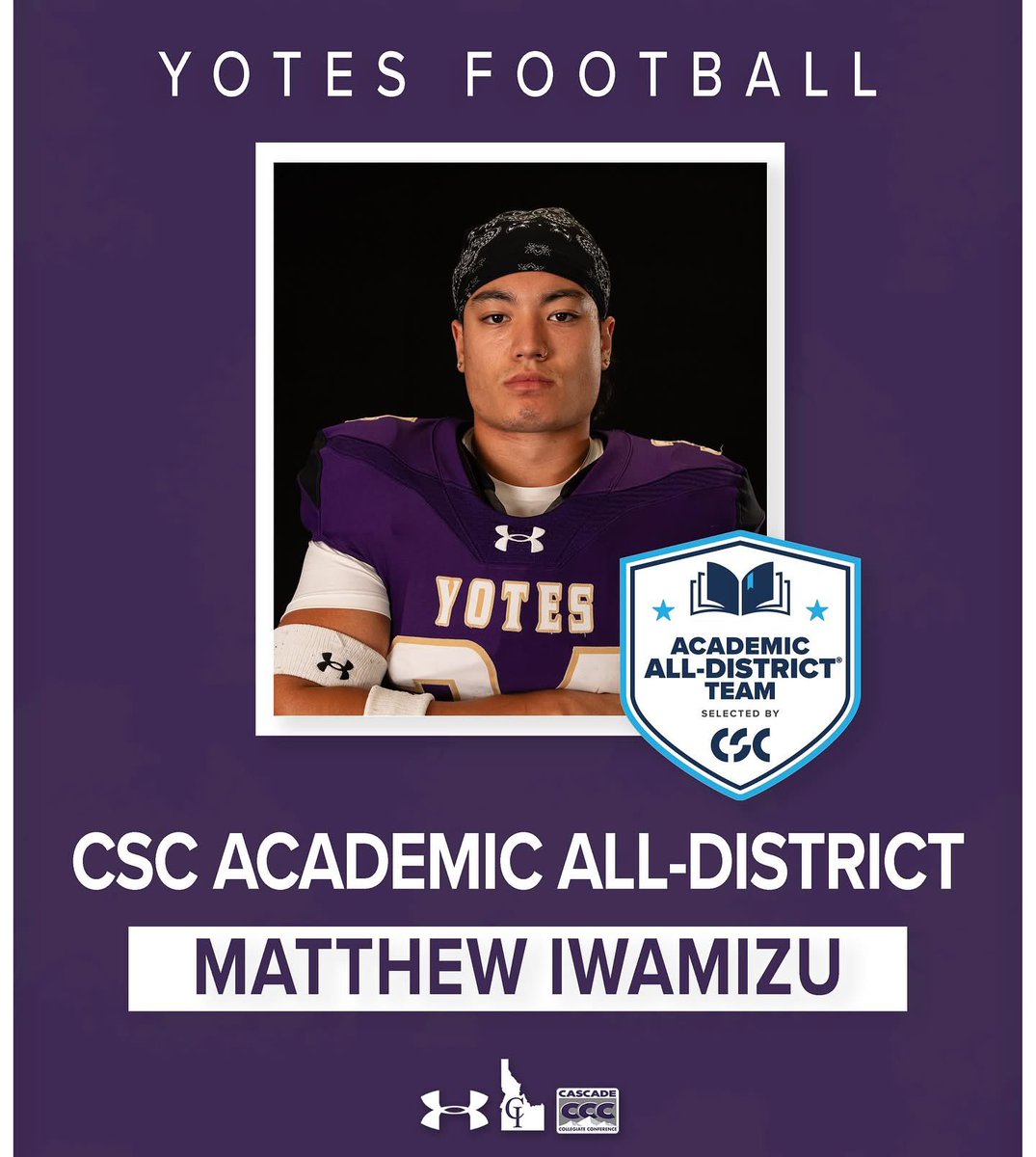 Carlos Murana Jr (@itslos_619) on Twitter photo We talk about being different. Striving for the best in ALL we do. Especially off the field. Congrats to my guys <a href="/TuckerFrench10/">Tucker French</a> & <a href="/IwamizuMatthew/">Matthew Iwamizu🤙🏾✝️</a> Setting the standard!
“ ‘Star’-ters are different everyday in every way!”
#YoteSteel #BiteDown We talk about being different. Striving for the best in ALL we do. Especially off the field. Congrats to my guys <a href="/TuckerFrench10/">Tucker French</a> & <a href="/IwamizuMatthew/">Matthew Iwamizu🤙🏾✝️</a> Setting the standard!
“ ‘Star’-ters are different everyday in every way!”
#YoteSteel #BiteDown