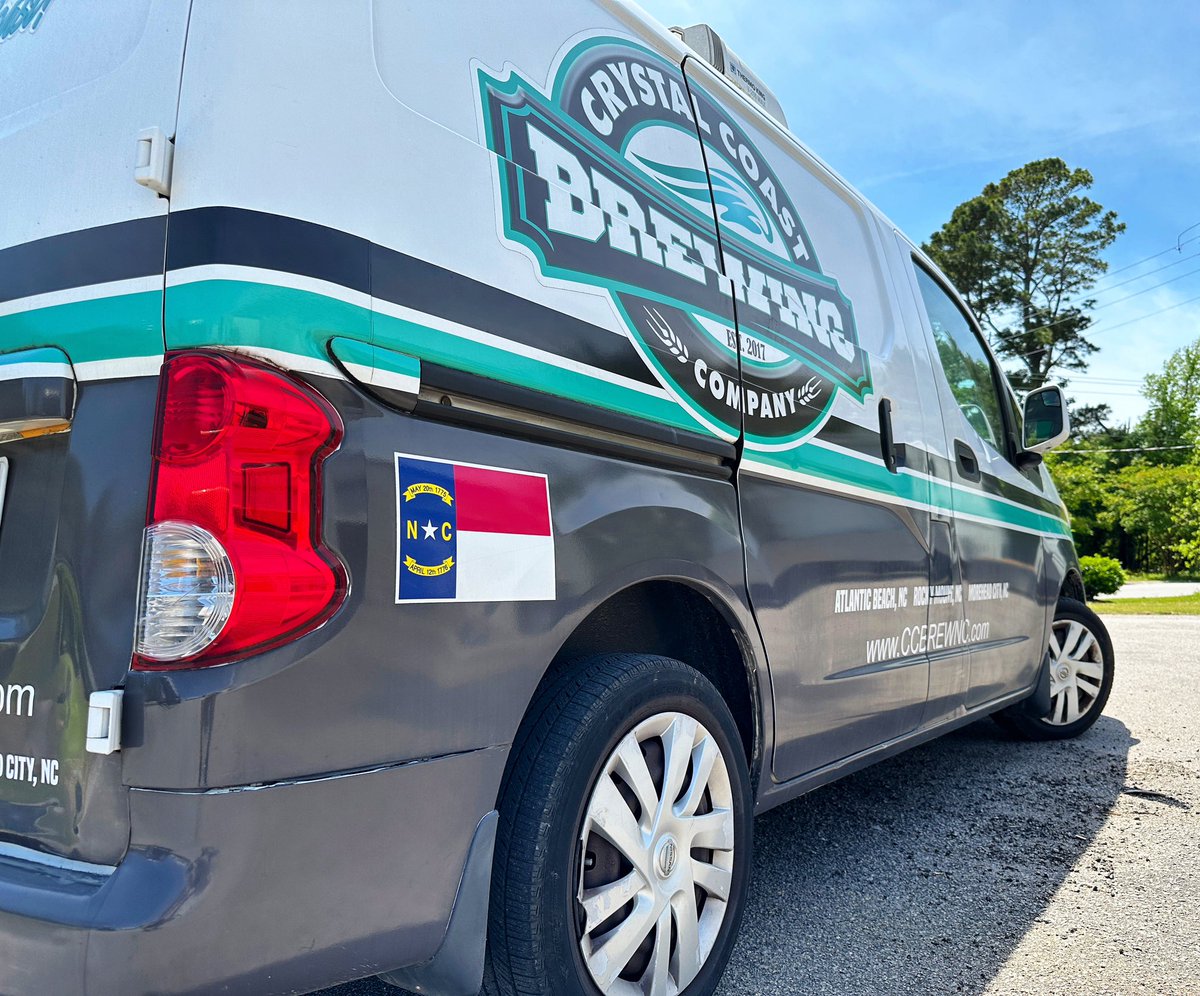 Crystal Coast Brewing (@ccbrewingnc) on Twitter photo If you see the Crystal Coast van around town, give us a honk and a wave! We’re excited to bring a taste of the coast across NC, VA, and DC!
Are you interested in having Crystal Coast Brewing on tap or on your shelves?? Send us an email at crystalcoastbrewingsales@gmail.com! If you see the Crystal Coast van around town, give us a honk and a wave! We’re excited to bring a taste of the coast across NC, VA, and DC!
Are you interested in having Crystal Coast Brewing on tap or on your shelves?? Send us an email at crystalcoastbrewingsales@gmail.com!
