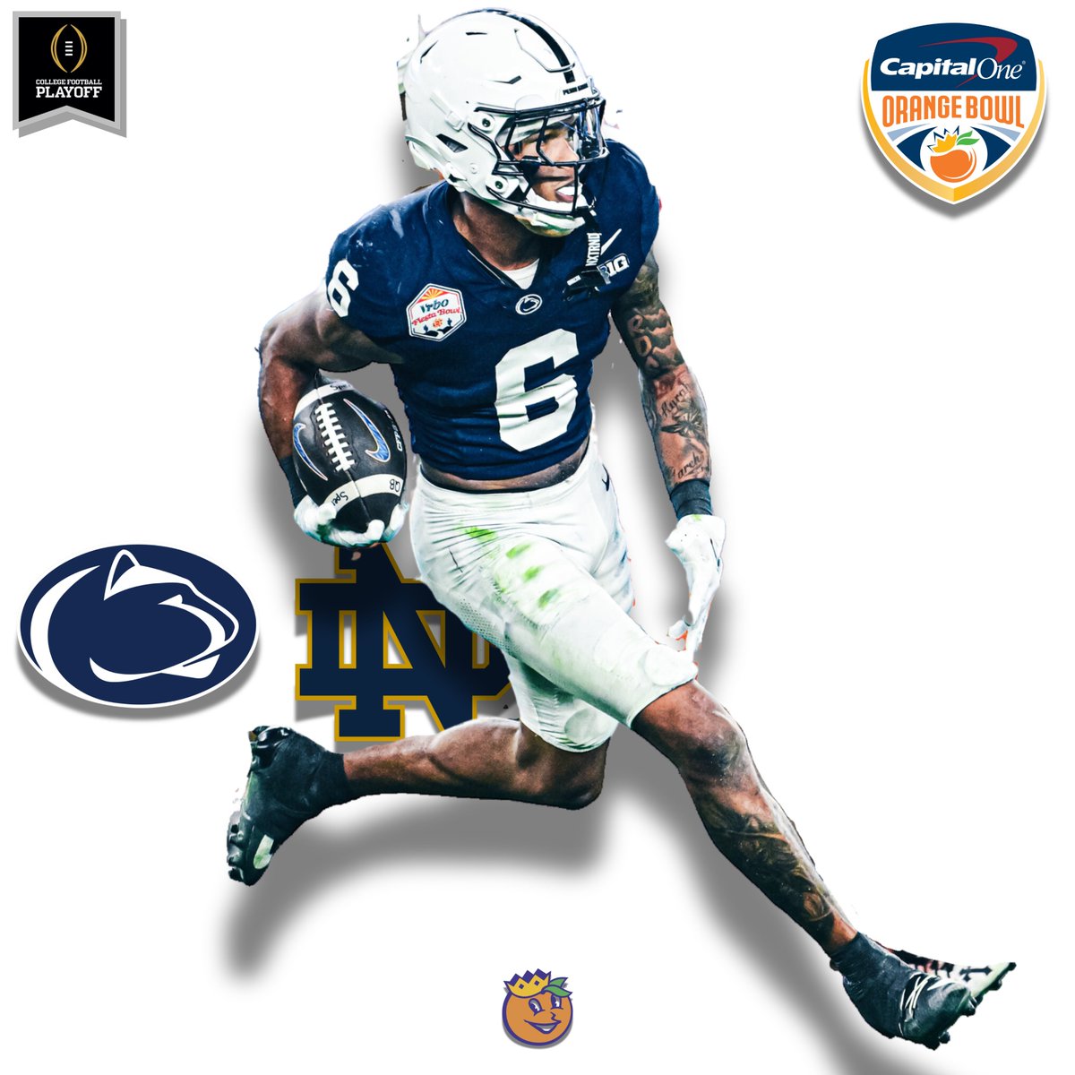 Section205Show's tweet image. The 2025 Fiesta Bowl Champions travel down to Florida to face Notre Dame in tonight's Capital One Orange Bowl

Penn State vs. Notre Dame [CFP Semifinal]

📸: Penn State Football

#CFBPlayoff #WeAre