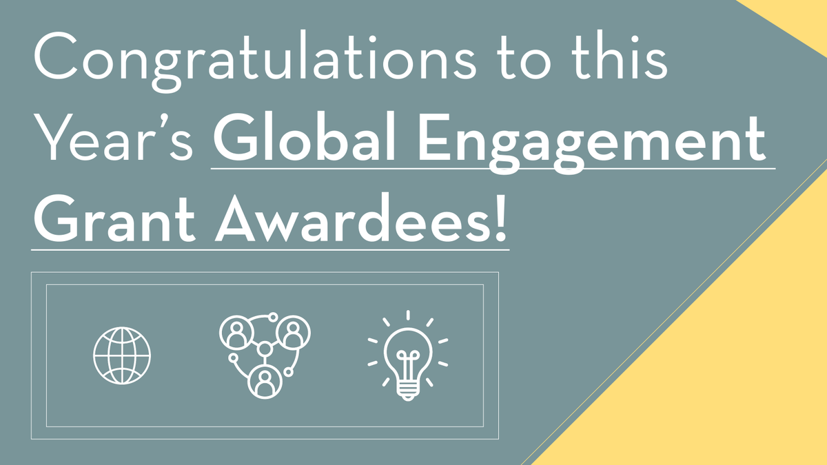 Congratulations to this year’s Global Engagement Grant awardees! These grants provide funding to support novel global health initiatives. Read about about this year’s awardees and their projects: globalhealthcenter.umn.edu/news/global-en…