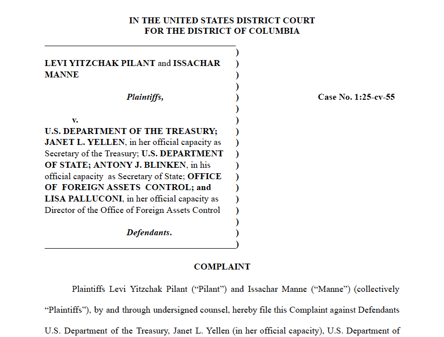 Mark Goldfeder (@markgoldfeder) on Twitter photo .<a href="/NJACLaw/">National Jewish Advocacy Center (NJAC)</a> along with its partners at Zell Aron & Co. and Marcus & Marcus LLC has filed a lawsuit challenging the Biden Admin’s unconstitutional EO 14115, which levied unprecedented sanctions against Jewish people living in Israel- including innocent American citizens. .<a href="/NJACLaw/">National Jewish Advocacy Center (NJAC)</a> along with its partners at Zell Aron & Co. and Marcus & Marcus LLC has filed a lawsuit challenging the Biden Admin’s unconstitutional EO 14115, which levied unprecedented sanctions against Jewish people living in Israel- including innocent American citizens.
