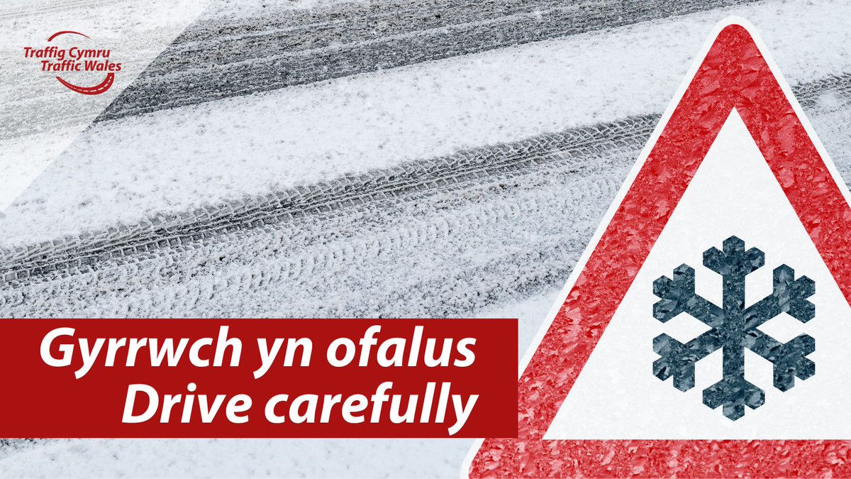 ⚠Poor Driving Conditions⚠

📍A470 between Dolwyddelan &amp; Blaenau Ffestiniog is becoming difficult to navigate due to ice &amp; snow. 

Take extra care in the area.