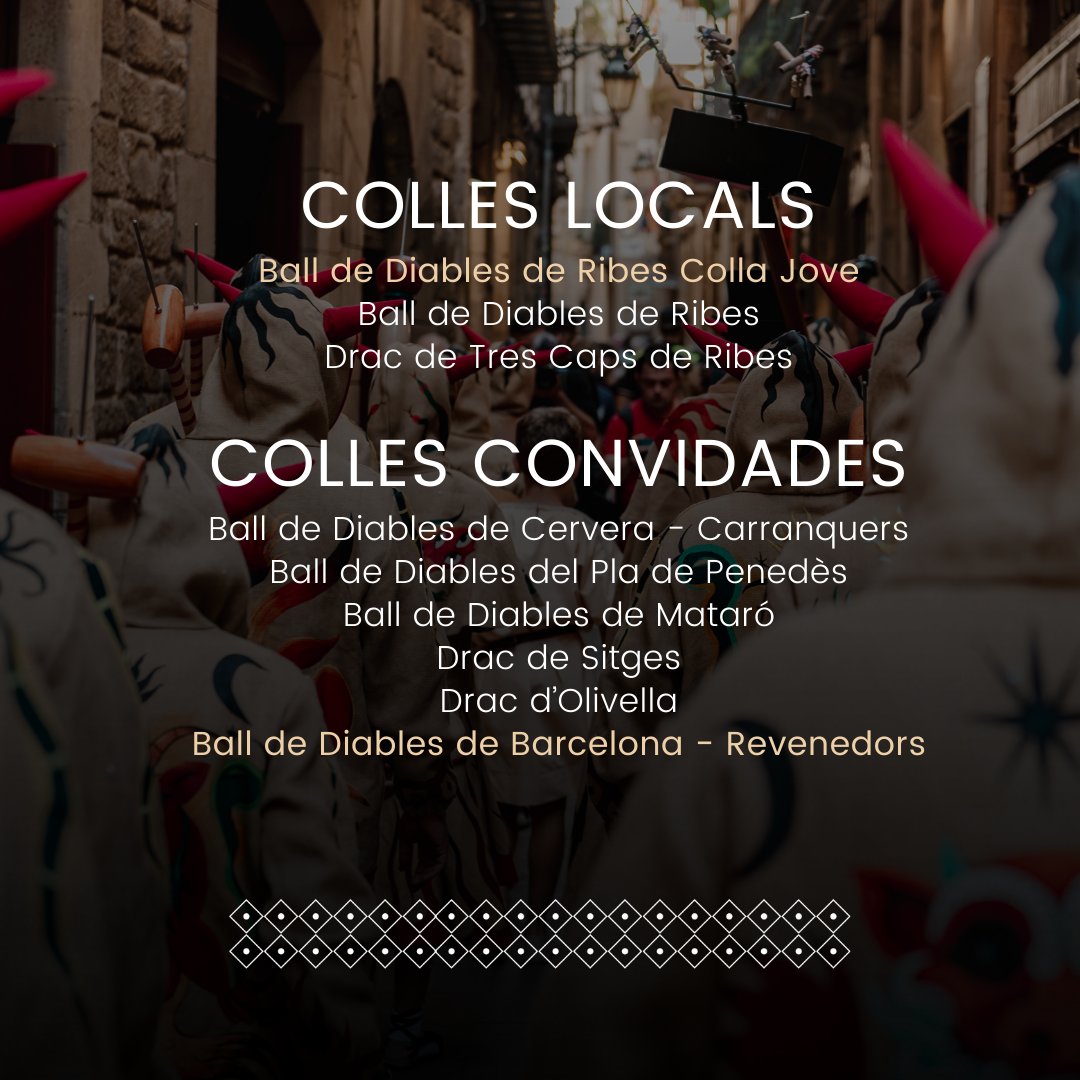 🟢🔴 Convidats per <a href="/CollaJoveRibes/">Ball de Diables de Ribes Colla Jove</a>, la tropa està preparada per gaudir de l'infern ribetà!

📷 @focalabestia

#SomBDBR #BalldeDiables #DiablesBarcelona #Revenedors #Barcelona