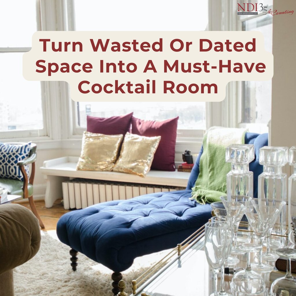 NDICustomHomes's tweet image. Have you heard of &apos;cocktail rooms&apos;? Jen dives into this innovative trend, sharing tips to transform unused spaces into stylish, functional areas. Don’t miss this creative home idea! 🍹 newdimensionsinc.com/turn-wasted-or… wasted-or-dated-space-into-a-must-have-cocktail-room/ 

#JensBlog