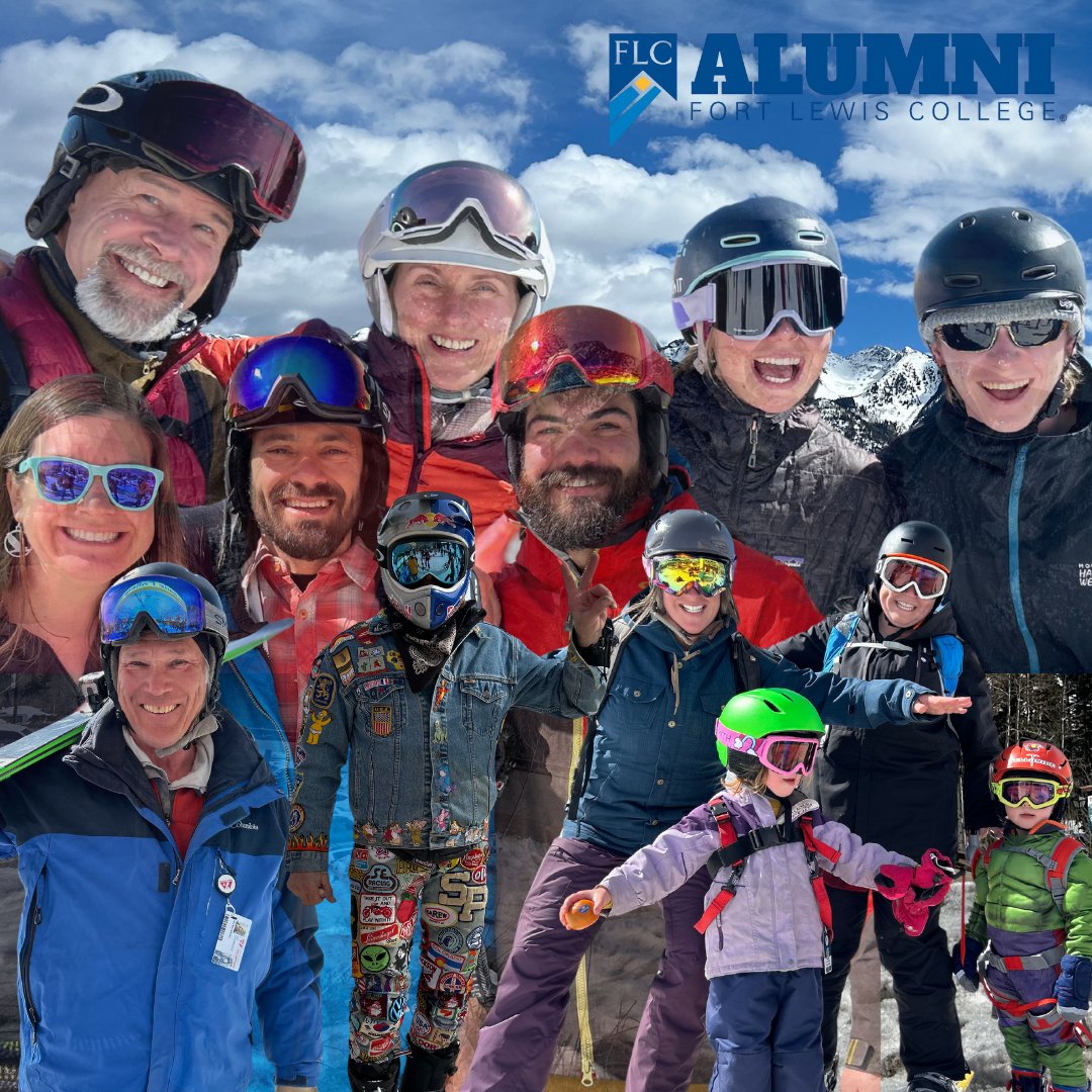 ALUMNI SKI DAY coming to a mountain near you!
Sign up on our website: alumni.fortlewis.edu/events/calendar

#FortLewisCollege #FLCAlumni #FLCForever #GoSkyhawks #AlumniEvents #FLCProud