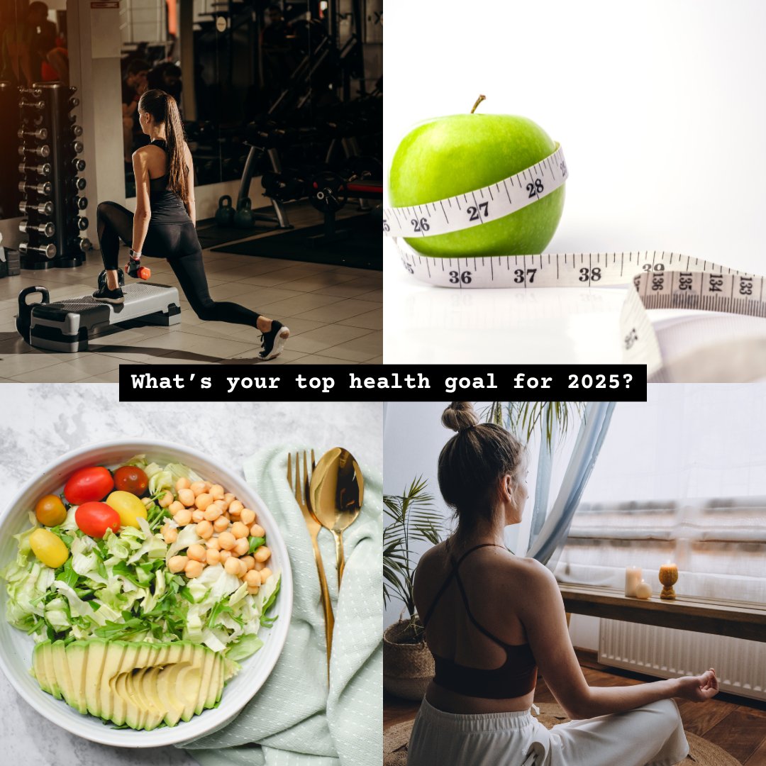 January is a popular month for setting fitness and health resolutions. Whether it’s hitting the gym more often, eating healthier, or making time for mental wellness, we’re here to support you! 💪 

👉 What’s your top health goal for 2025? Drop it in the comments below!