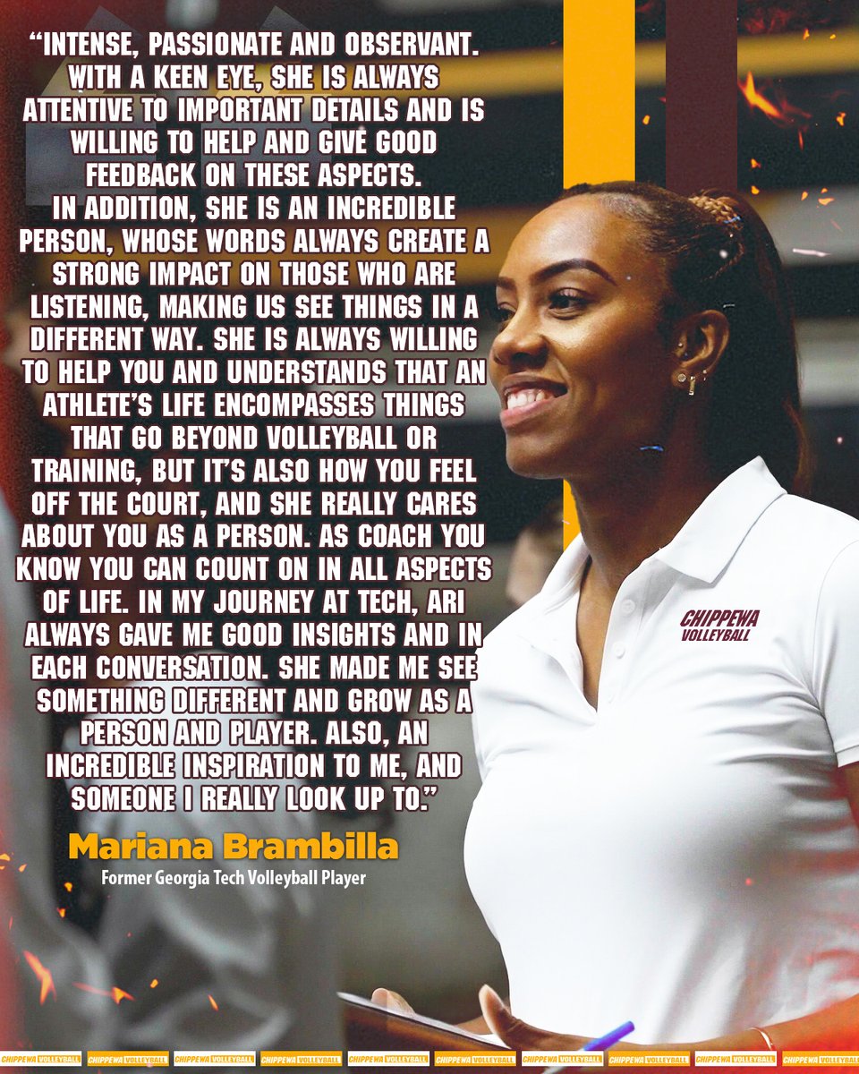 CMUVolleyball's tweet photo. High praise from former athletes 🗣️👏

Come see what the excitement is about on Tuesday, January 14th in Coach Wilson's Welcome Event - more details to follow.

#FireUpChips🔥⬆️🏐 https://t.co/mxch2TAbp6