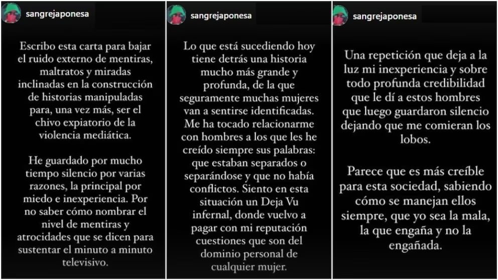 fedeebongiorno's tweet photo. Esto decía La China en 2021 cuando explotó el escándalo de la infidelidad de Icardi a Wanda:

“Deja a luz mi inexperiencia y sobre todo profunda credibilidad que le dí a estos hombres que luego guardaron silencio dejando que me comieran los lobos” https://t.co/YVrthTM1yu