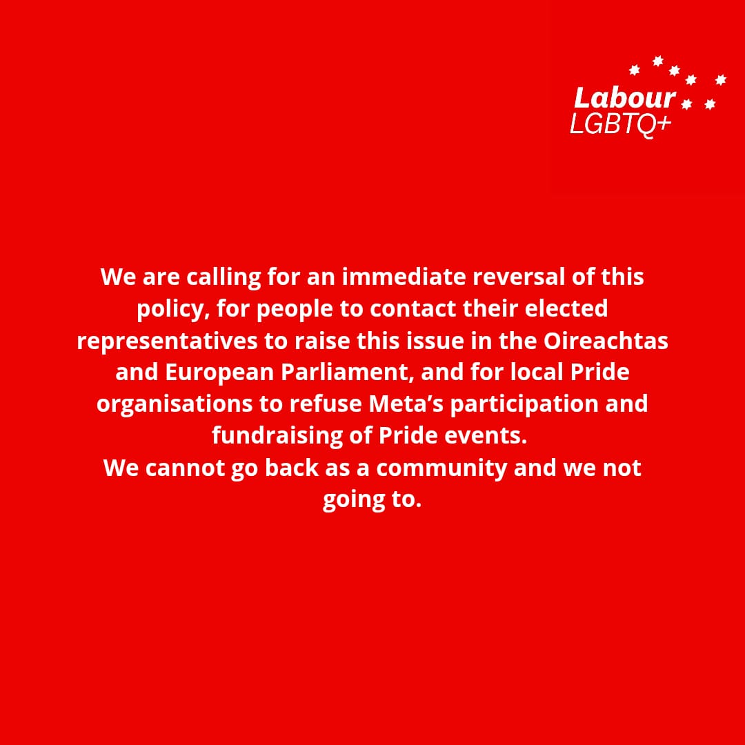 Meta’s new content moderation policy is a direct attack on the LGBTQ+ community. This cannot be allowed.