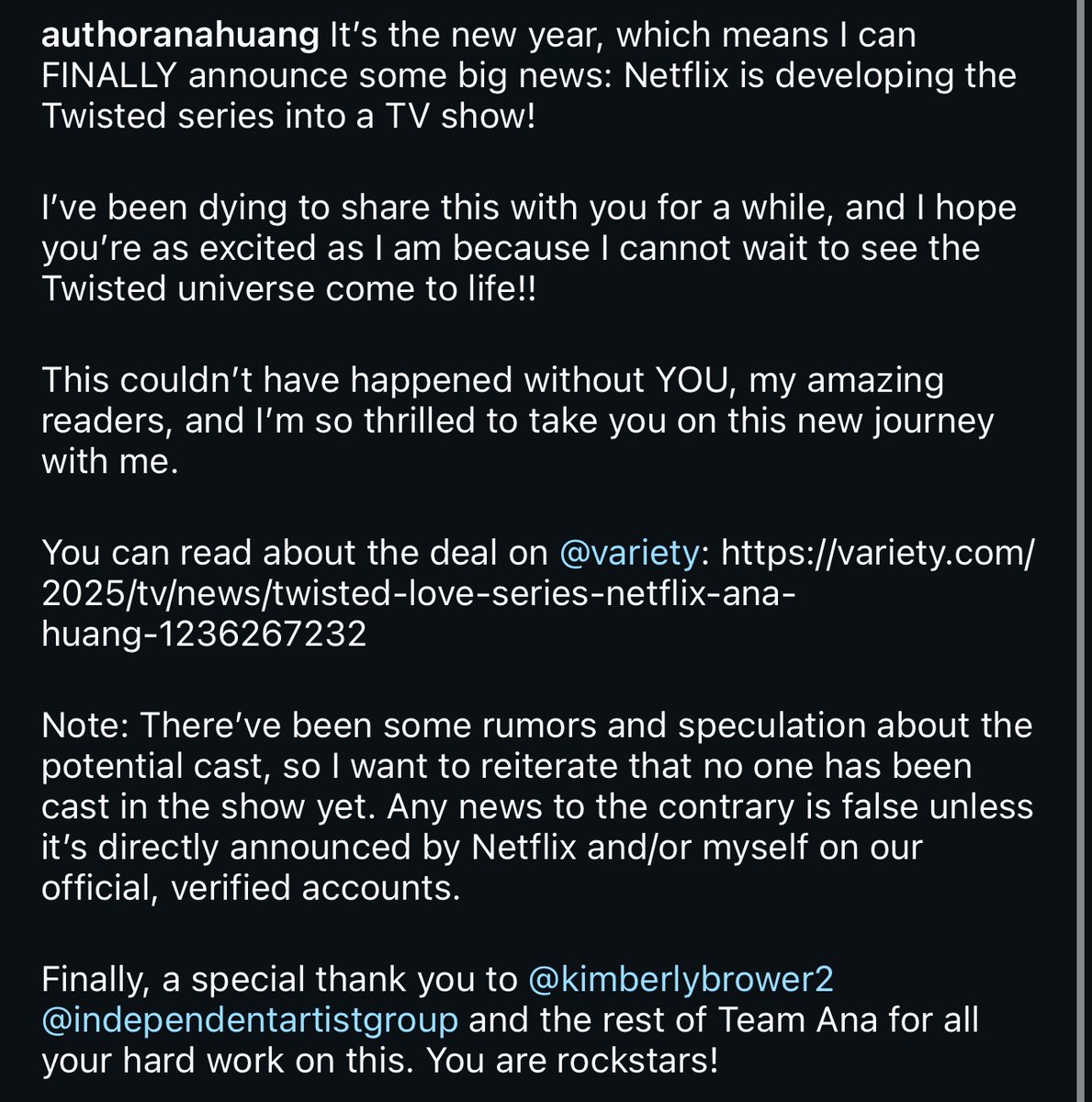 ayasreadss's tweet image. TWISTED SERIES IS BEING ADAPTED INTO A TV SHOW?! What!!! OH MY GOD!