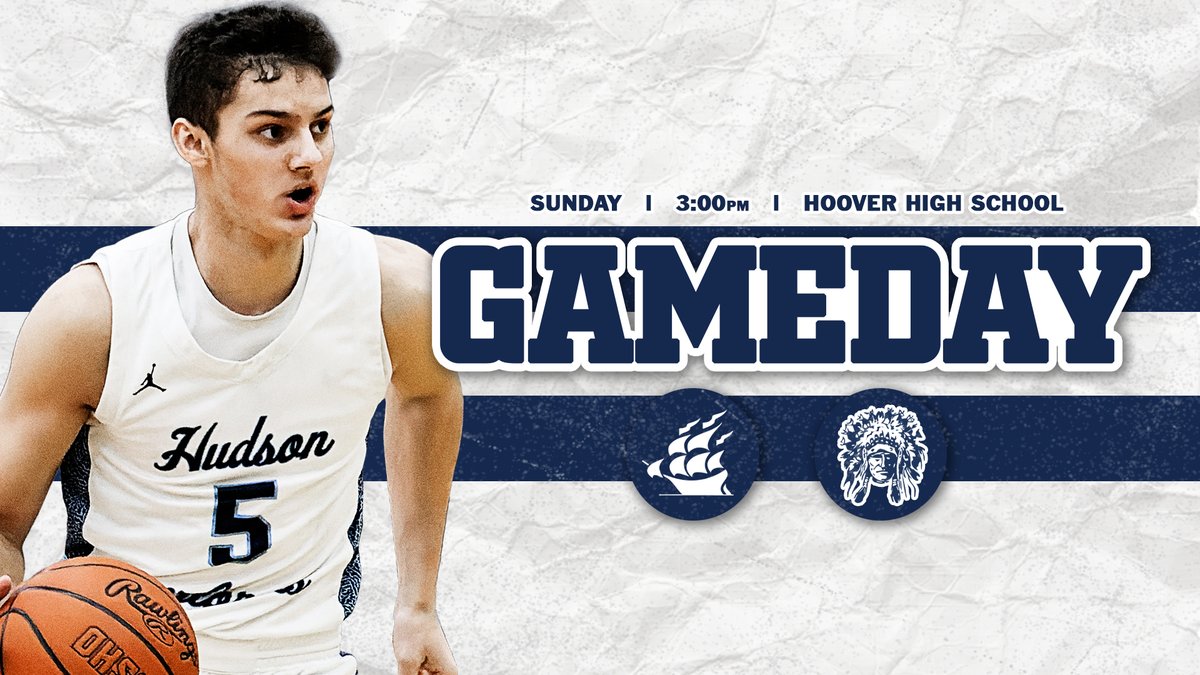 🔵GAMEDAY⚪️

🏀| vs. Chippewa
📍| Hoover High School
⏰| 3:30 Varsity
📲| <a href="/HudsonHoops_/">Hudson Basketball</a>

#ExplorerPride x #RollHud