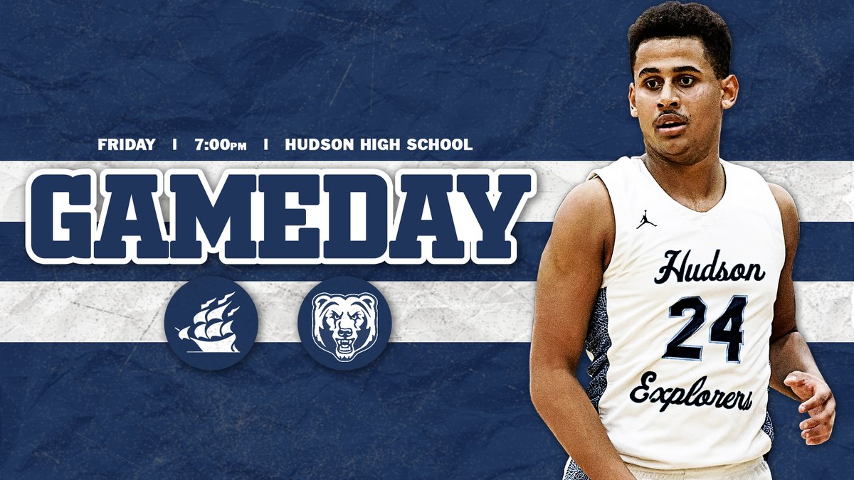 🔵GAMEDAY⚪️

🏀| vs. North Royalton
📍| Hudson High School
⏰| 5:30/7:00 JV Varsity
📲| <a href="/HudsonHoops_/">Hudson Basketball</a>

#ExplorerPride x #RollHud