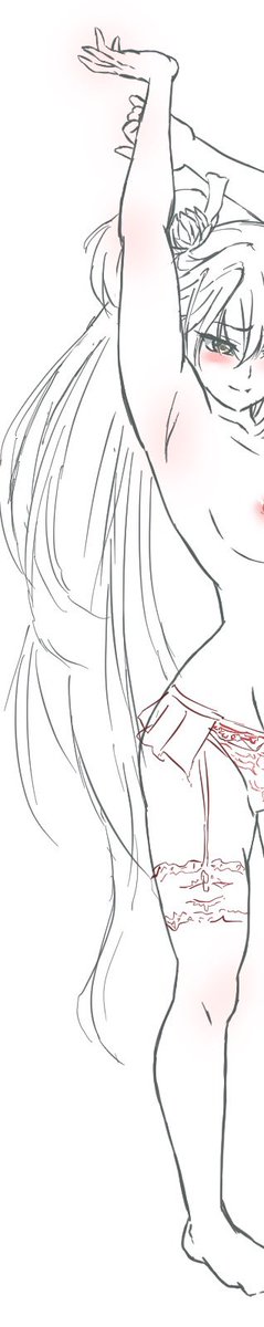 一式の下着を着けてもらい、一枚ずつ脱いでいってもらう。
この場合はナニするにしても、一枚は着けたままでいて欲しいね
残すので一番無難なのはガーター
なお途中であえてブラを着けてもらっても良い 