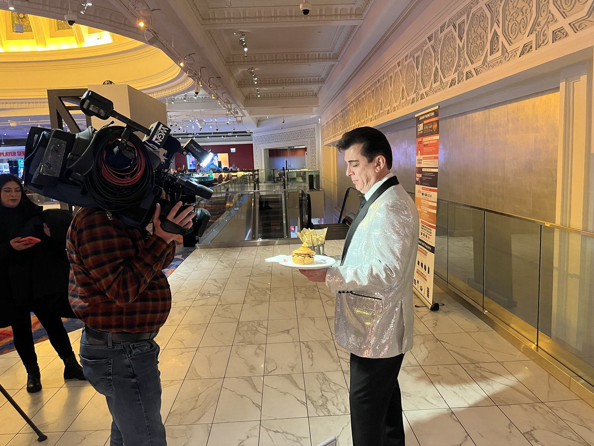 Put on Your Blue Suede Shoes and head to #BallysChicagoCasino! 🎸 We were joined by <a href="/WGNTV/">WGNTV</a> yesterday as we kicked off Elvis’ 90th birthday celebration. There’s still more to come today and tomorrow! 

Watch the clip here: bit.ly/3WddmMt