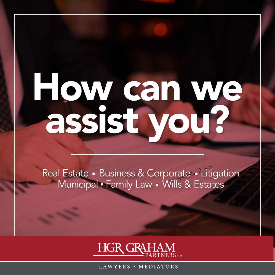 HGR Graham Partners LLP is one of Simcoe County’s leading full-service law firms with over 25 qualified and passionate legal professionals available to assist you.  Learn more or contact us by visiting our website: hgrgp.ca