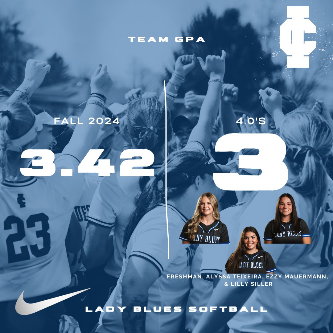 👏 The results are in! Our team’s Fall Semester GPAs reflect the dedication, hard work, and perseverance the girls have shown. Let’s celebrate the achievements and keep striving for excellence this spring! 📈✨ #bleedblue #growtogether