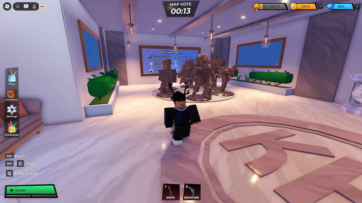 Sky_CZRBX's tweet photo. Project KF is just insane! The amount of detail, "eastereggs", custom materials, etc. is just crazy. You can see how high quality the game truly is! Congrats on the game: @MaximumADHD , @TheGemini_II , @FamedChris , @RootieDaHoodie , @Taymastar , @nic10telf ! 
Here a few In-Game: https://t.co/Uh8Bm0Bt9v