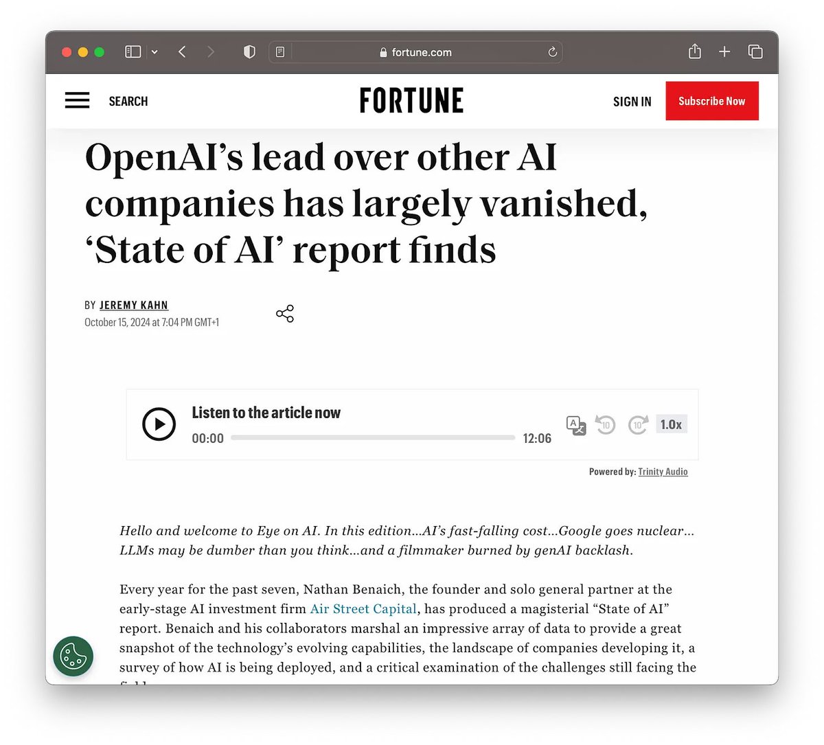 nathanbenaich's tweet image. THE @AIRSTREET 2024 YEAR IN REVIEW
We began last year’s review with a look back of the preceding 12 months:
2023 was a year of both immense technological acceleration and constant flux. AI truly exploded into the mainstream: industries witnessed the birth of potentially…