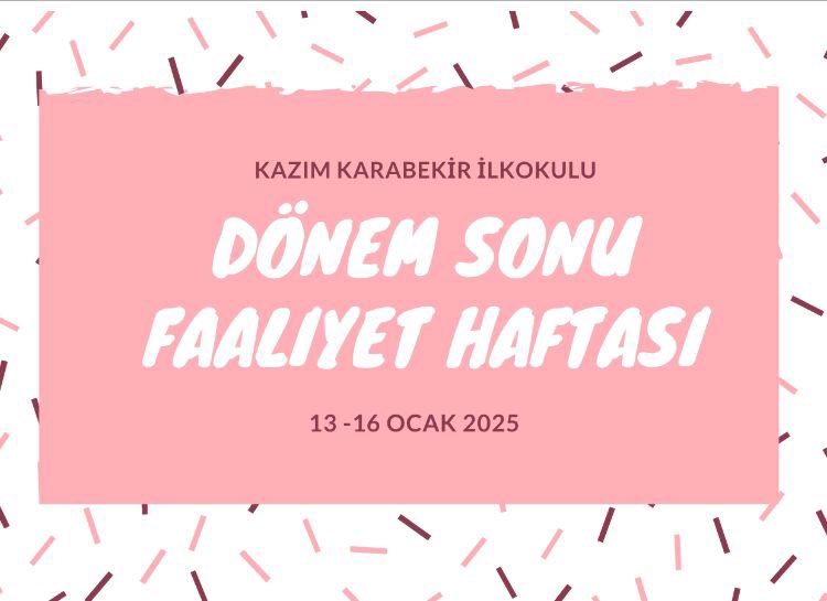 KazimMeb's tweet photo. #Dönemsonufaaliyethaftası https://t.co/owyoh3L54f