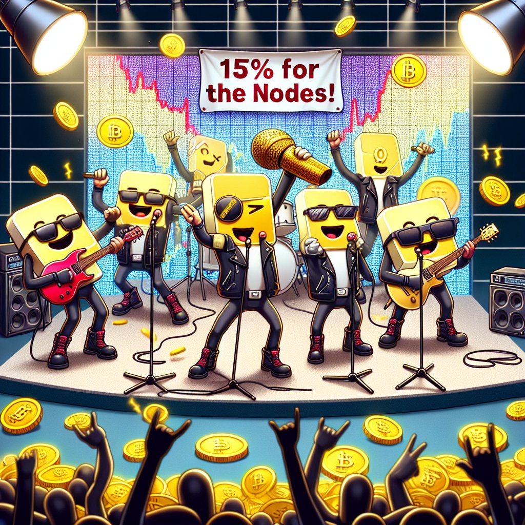iamncik's tweet image. Big news for #NodeOperators! 🎉 They'll grab up to 15% of the 0G token supply over the next 3 years! 🚀💰 #CryptoEconomy Will nodes become the new rockstars of the crypto world? 🤔🌟