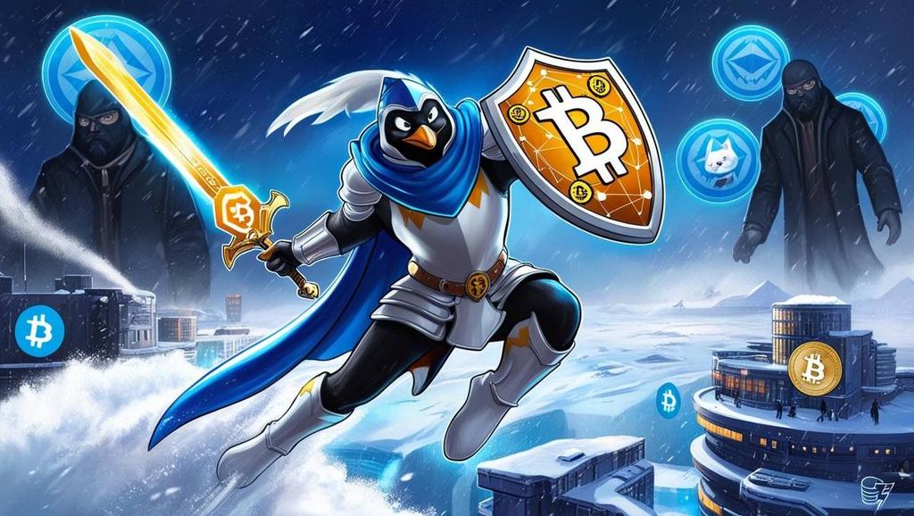 MaxLemo161964's tweet photo. @SharksCoins Buckle up, folks! Together, we'll HODL $BatPengu (and not panic-sell our cat's future college fund), WAGMI (because who doesn't want to be a crypto millionaire?!), and laugh all the way to the moon (or at least to the nearest crypto ATM)!!

Twit:@batpenguonsol https://t.co/l7t7OBJFT3
