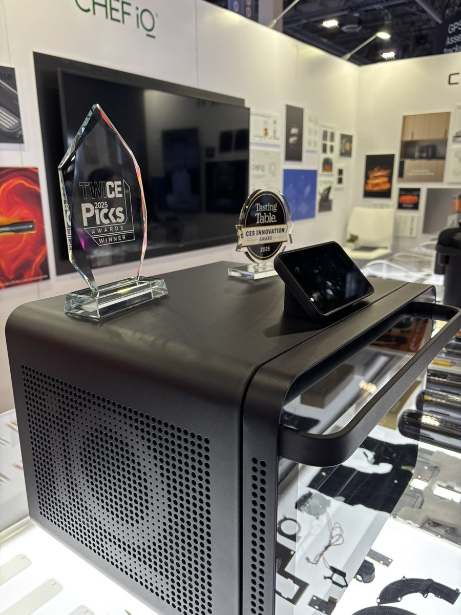 If you’re at CES2025 make sure you stop by our booth to check out our newest product the iQ Mini Oven!! It’s a real winner! 🏆 

#CES2025 #mychefiq #smartoven