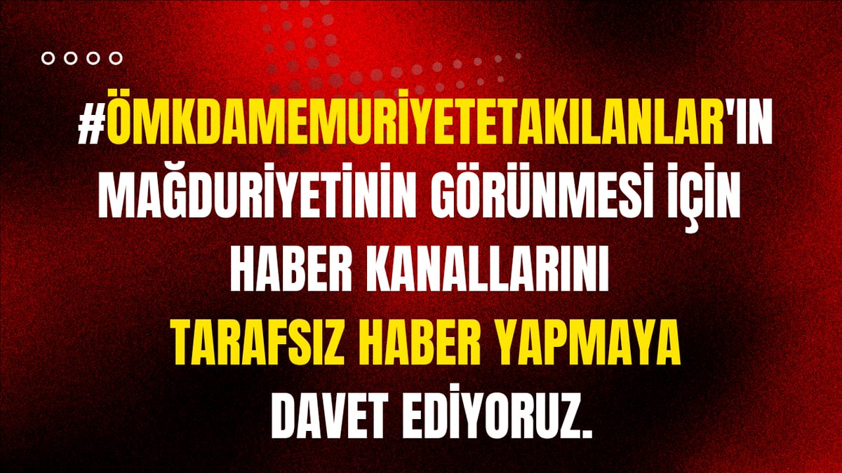 #ÖMKdaMemuriyeteTakılanlar
