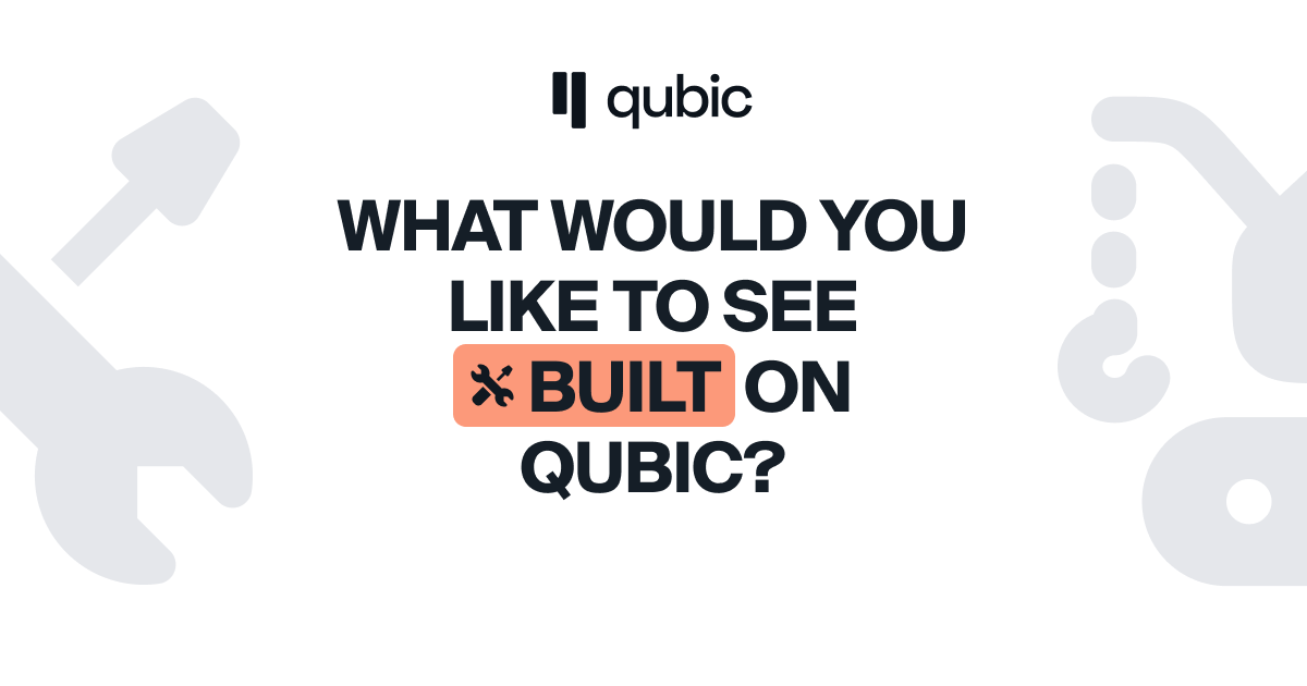 Let's build, let's build, then let's build some more 🚀

At Qubic, we’re determined to create an ecosystem that makes everyone in crypto jealous 😎

Yes, we know you want perps trading. Yes, we know you’re excited about DeFi. But here’s the big question: what would you like to