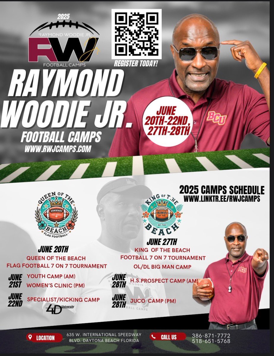 Donte' Pimpleton (@coach_pimp) on Twitter photo Mark your calendars early, camp season will be here before you know it!!! come call and get evaluated at the beach!!!! ##HAILWILDCATS Mark your calendars early, camp season will be here before you know it!!! come call and get evaluated at the beach!!!! ##HAILWILDCATS