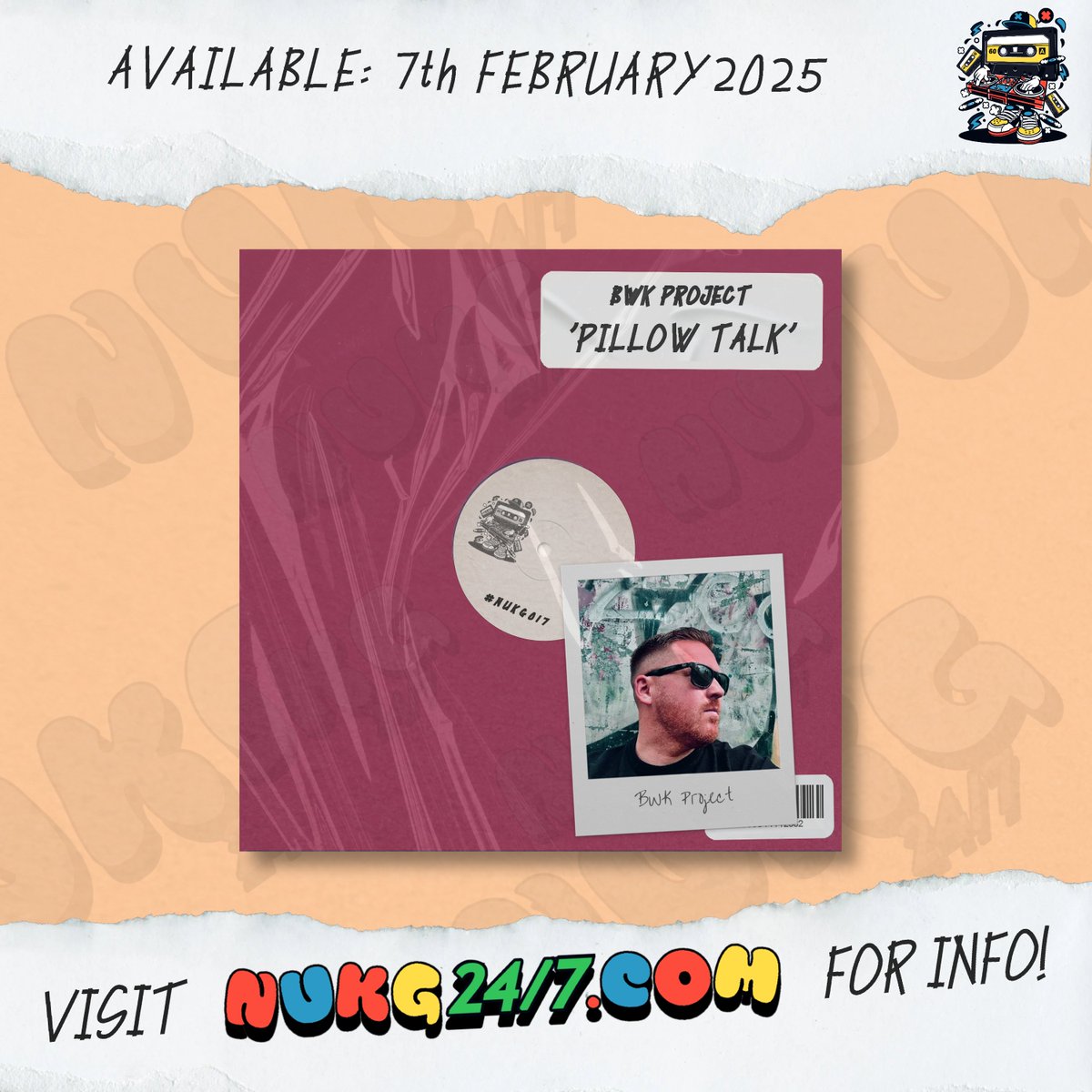 NUKG 24/7 (@nukg247) on Twitter photo The NUKG 24/7 label is excited to welcome back 2 Step don <a href="/BwkProject/">BWK Project</a> this Friday with another silky stepper, 'Pillow Talk' 🙂
Preview / order / save 👉 hypeddit.com/h8s3wm
#NUKG #NUKG247 #newUKGarage #newUKG #UKGarage #UKG #GarageMusic #2Step #BWKProject #PillowTalk The NUKG 24/7 label is excited to welcome back 2 Step don <a href="/BwkProject/">BWK Project</a> this Friday with another silky stepper, 'Pillow Talk' 🙂
Preview / order / save 👉 hypeddit.com/h8s3wm
#NUKG #NUKG247 #newUKGarage #newUKG #UKGarage #UKG #GarageMusic #2Step #BWKProject #PillowTalk