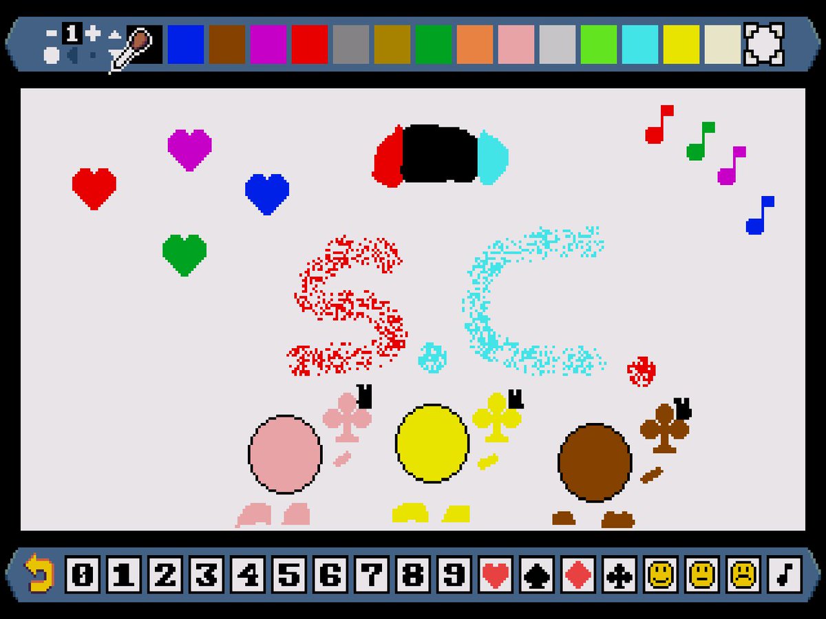 Stuart "The Emerald Dragon" Sullivan 🐉 (@reddmcknight) on Twitter photo As requested by <a href="/lizardrive/">LIZARDRIVE</a>, I am sharing my "art" made using a software for the Sega Genesis that they made titled "LIZARDPAINT". It shows three people of various skin colors using Spray Paint to put the letters "S.C." on a wall, which means "#SwitchCorps". The point? See reply: As requested by <a href="/lizardrive/">LIZARDRIVE</a>, I am sharing my "art" made using a software for the Sega Genesis that they made titled "LIZARDPAINT". It shows three people of various skin colors using Spray Paint to put the letters "S.C." on a wall, which means "#SwitchCorps". The point? See reply: