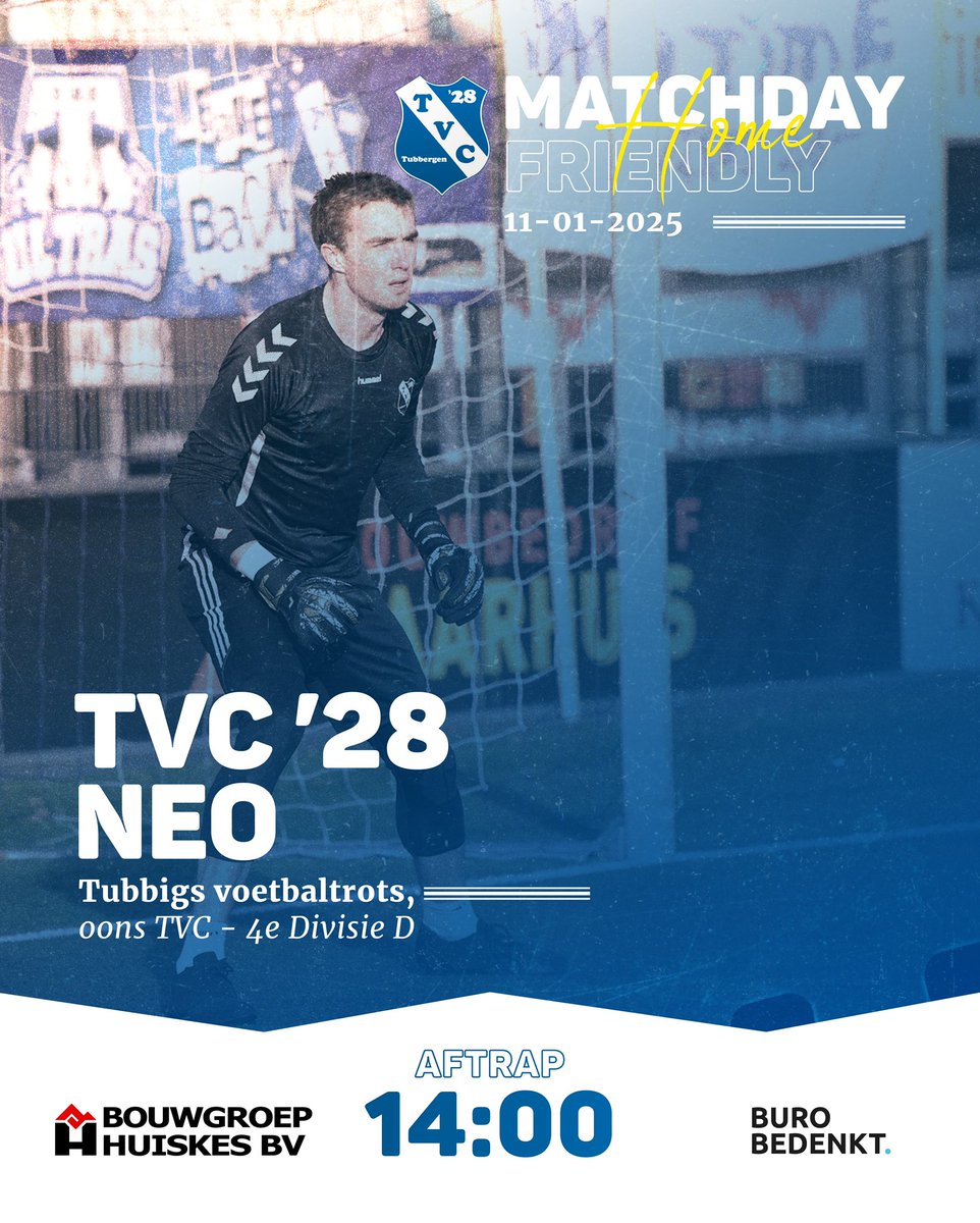 🔵⚪ 𝐎𝐞𝐟𝐞𝐧𝐩𝐫𝐨𝐠𝐫𝐚𝐦𝐦𝐚 𝐰𝐢𝐧𝐭𝐞𝐫𝐬𝐭𝐨𝐩 𝐓𝐕𝐂 '𝟐𝟖 ⚽

𝘖𝘦𝘧𝘦𝘯𝘸𝘦𝘥𝘴𝘵𝘳𝘪𝘫𝘥:
✔️ Za 11 januari: 𝐓𝐕𝐂 '𝟐𝟖 - <a href="/RKSVNEO/">RKSV NEO</a> 

(Aanvang 𝟏𝟒.𝟎𝟎 𝐮𝐮𝐫)

#tvc28