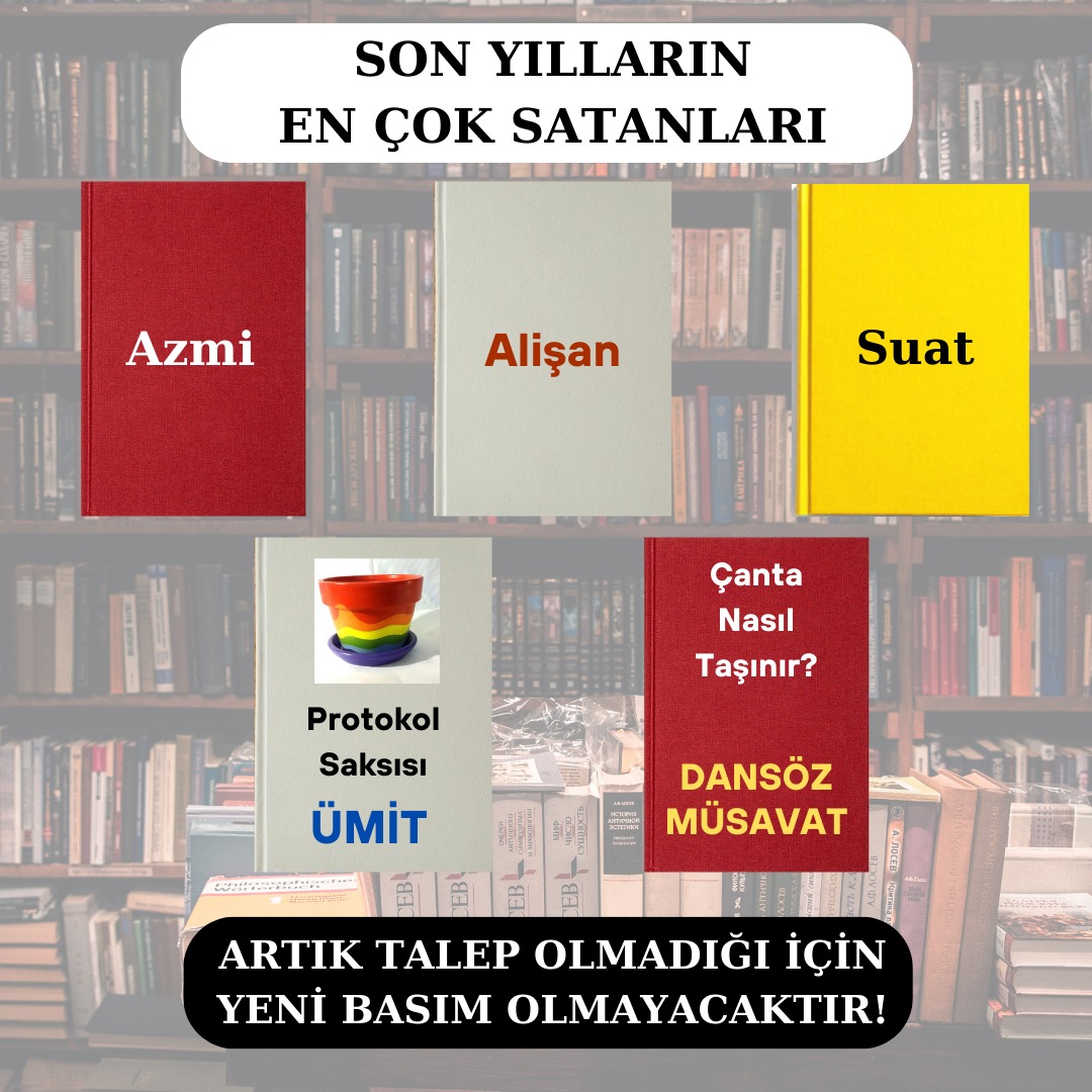 Son yılların en çok satanları..