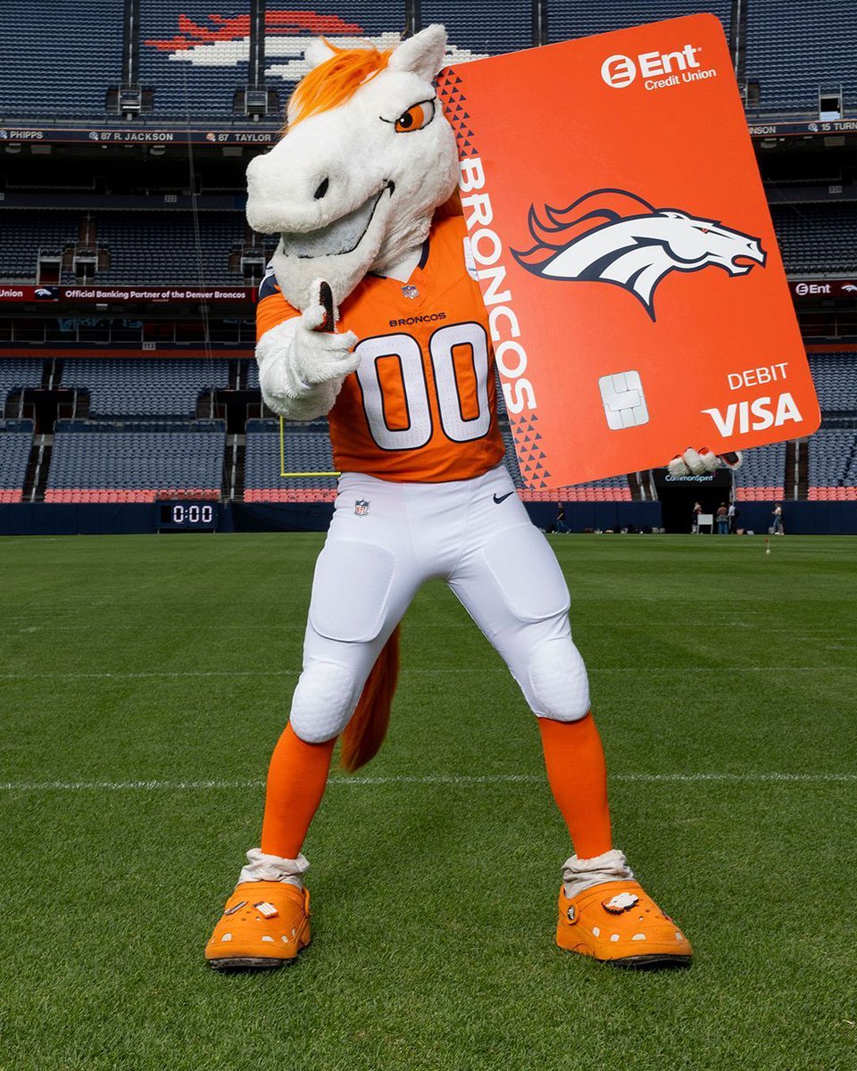 The <a href="/Broncos/">Denver Broncos</a> are 🔙 in the playoffs &amp; so is Swipe to Score with <a href="/Ent_CU/">Ent Credit Union</a>!

Every 🔟 purchases you make with your Broncos Checking debit card through January automatically enters you to win two 🎟️'s to EVERY home game next season + more. 👀

More info » buff.ly/3Wezztg