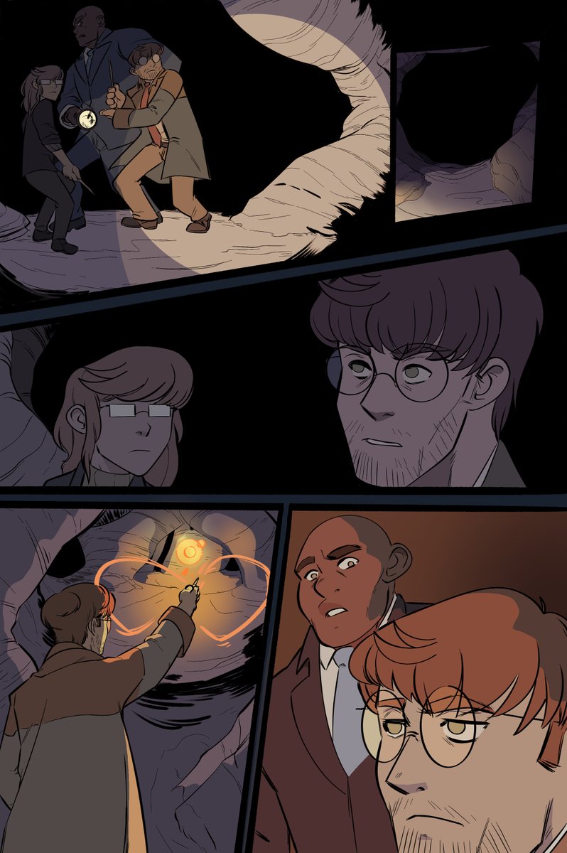 Hey, everyone who is still here! I've been using Bluesky mainly, and it's been a fairly recent thing - but I realized I never got to share my two favorite pages from my newest, finished book, SWAT! As always, thanks to everyone who backed the book!