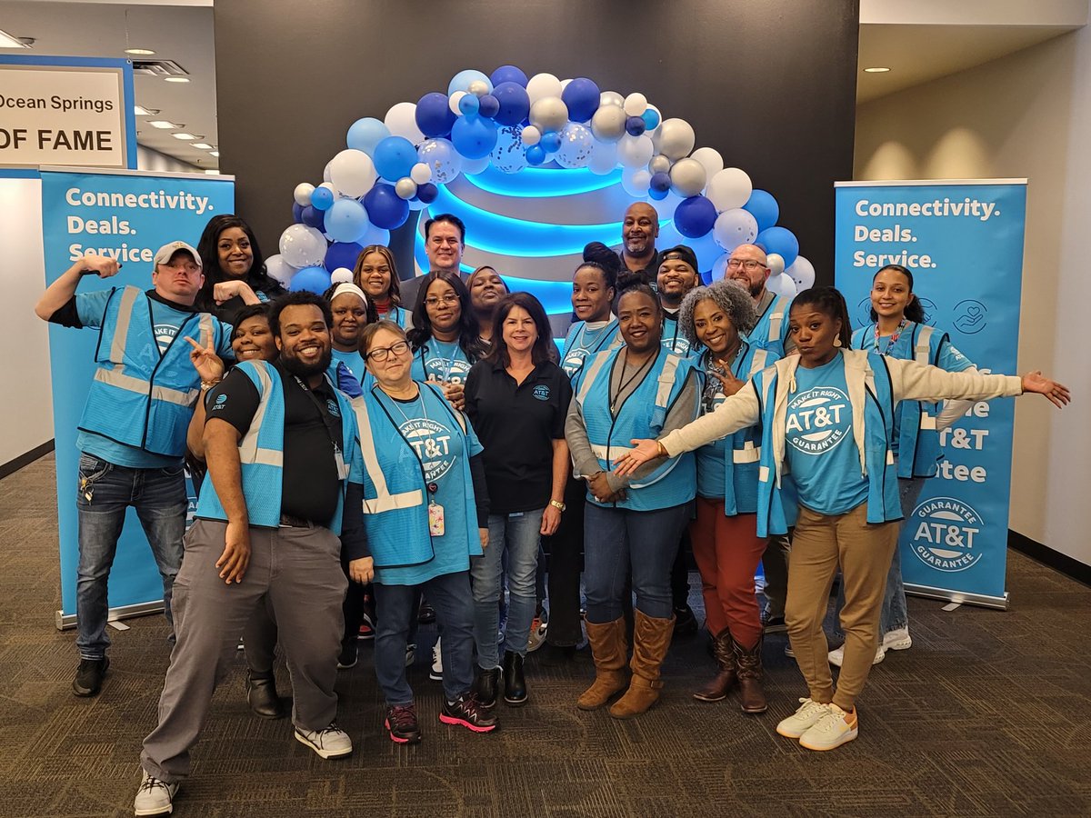 Hustle House Leadership celebrating AT&amp;T Guarantee Launch Day where we GUARANTEE the BEST SERVICE and the BEST DEALS! <a href="/joe_farrell21/">Joe Farrell</a> <a href="/TeamFierceOSCC/">Sasha Lewis</a> <a href="/wloceansprings/">Wendy Labat</a>  <a href="/SC_All_Stars/">MSSVCC | South Central</a>