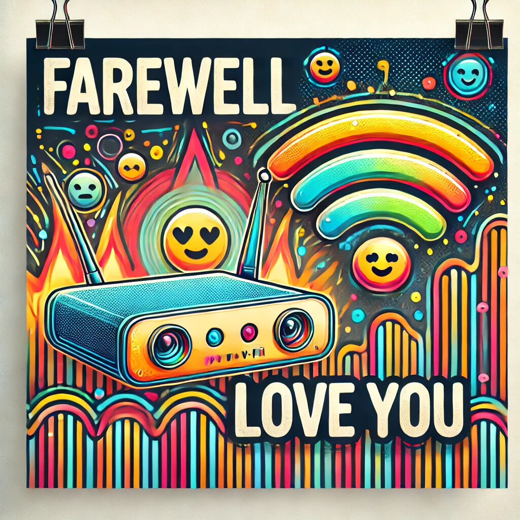 My lovely WiFi friends - as some of you might know, I've decided to make a career switch and focus on property development.

It's just been a week since I left full time employment and I already miss you all xxxx Big fucking time.