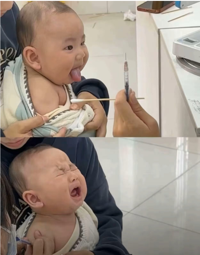 ChickenFightRic's tweet photo. "Expectation vs. Reality: When life hits harder than you thought 💉😂 #BabyReactions #Relatable" https://t.co/NWRmnovFO9