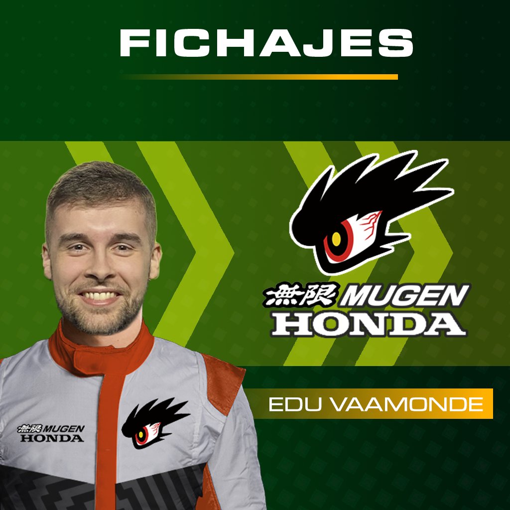 SimProjectX's tweet image. 👀 Parece que todo está en regla...

🚨🟢 OFICIAL: Edu correrá con Mugen-Honda.

🖋️ La estrucutura liderada por Wik vuelve a confiar en el gallego, que se perderá varias citas debido a sus compromisos con el WEC

📅Ambos firman contrato hasta junio de 2025. 

#SimProjectX