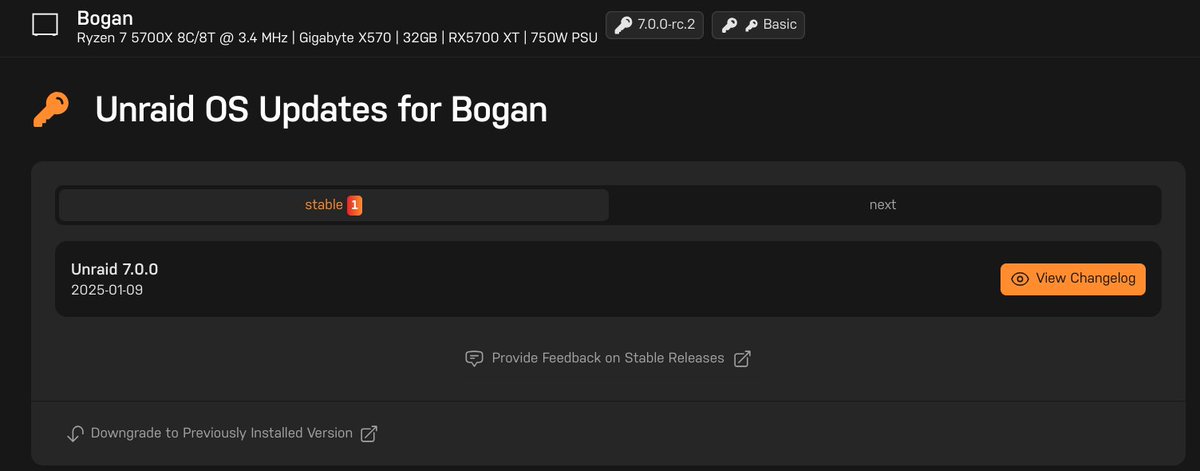 DarthKielbasa's tweet image. Lets gooooo!
#Unraid OS 7 Stable!

unraid.net/blog/unraid-7