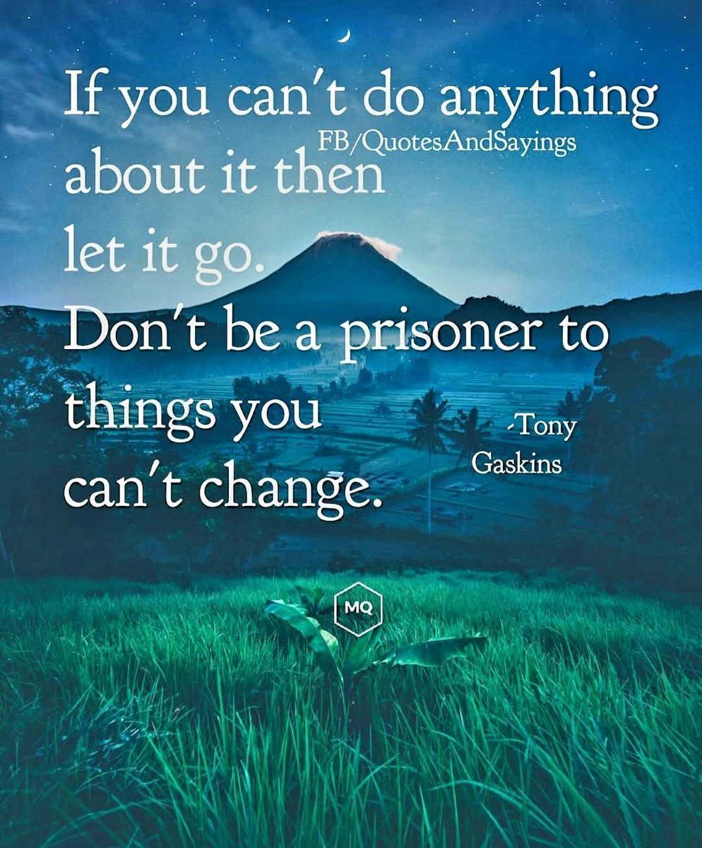 motivational's tweet image. Let it go