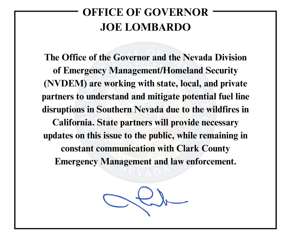 Governor Joe Lombardo tweet media