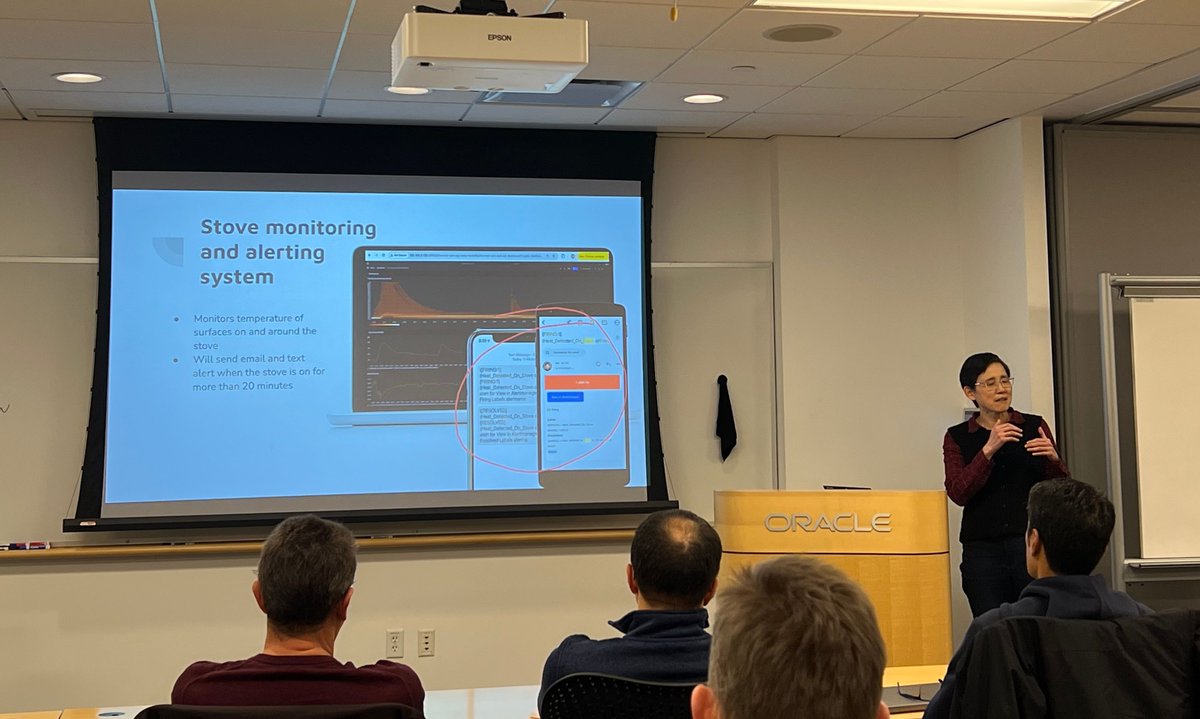 BostonJavaUsers's tweet image. Ruth shared how she built a DIY monitoring solution for her gas range using Java, Prometheus, Kafka and various other technologies.