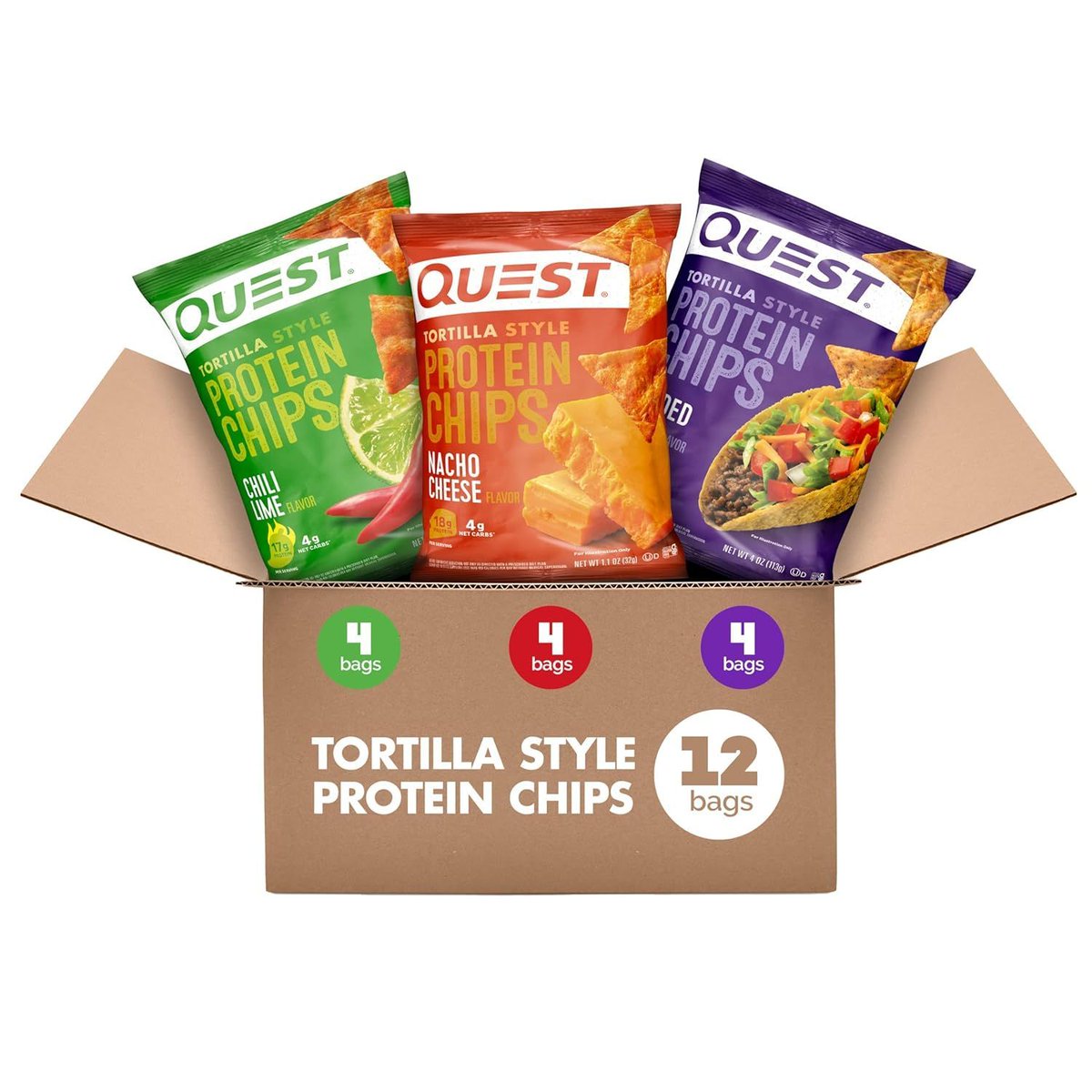 socialitelife's tweet photo. SL @amazon DEAL ALERT! SAVE 34%! Quest Nutrition Tortilla Style Protein Chips Variety Pack, Chili Lime, Nacho Cheese, Loaded Taco, Low Carb, High Protein, Gluten Free, 1.1 oz (Pack of 12) https://t.co/KKCMaVu4kB #SLDeals #ShoppingDeals #Affiliate https://t.co/KZtPeRDdWj