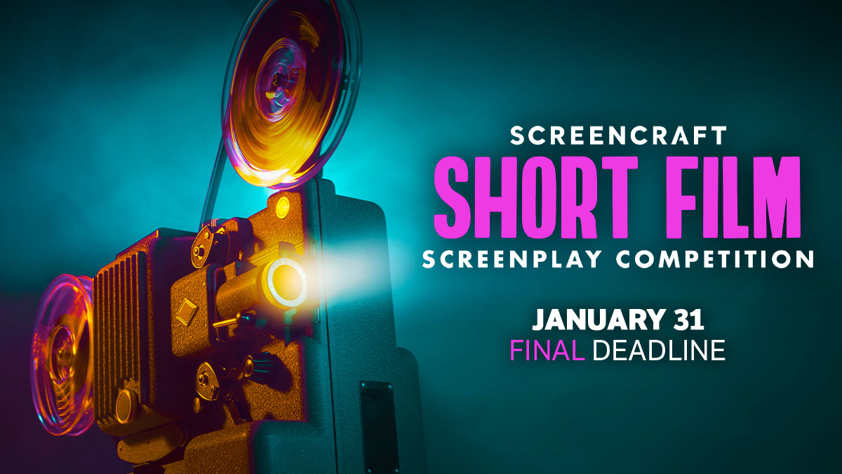 Final Deadline for ScreenCraft's Short Film is January 31st. This is your chance to get exclusive guidance from Academy Award-nominated filmmakers like Carlos López Estrada and access to industry professionals. 

Enter here before it closes! screencraft.org/short-film/