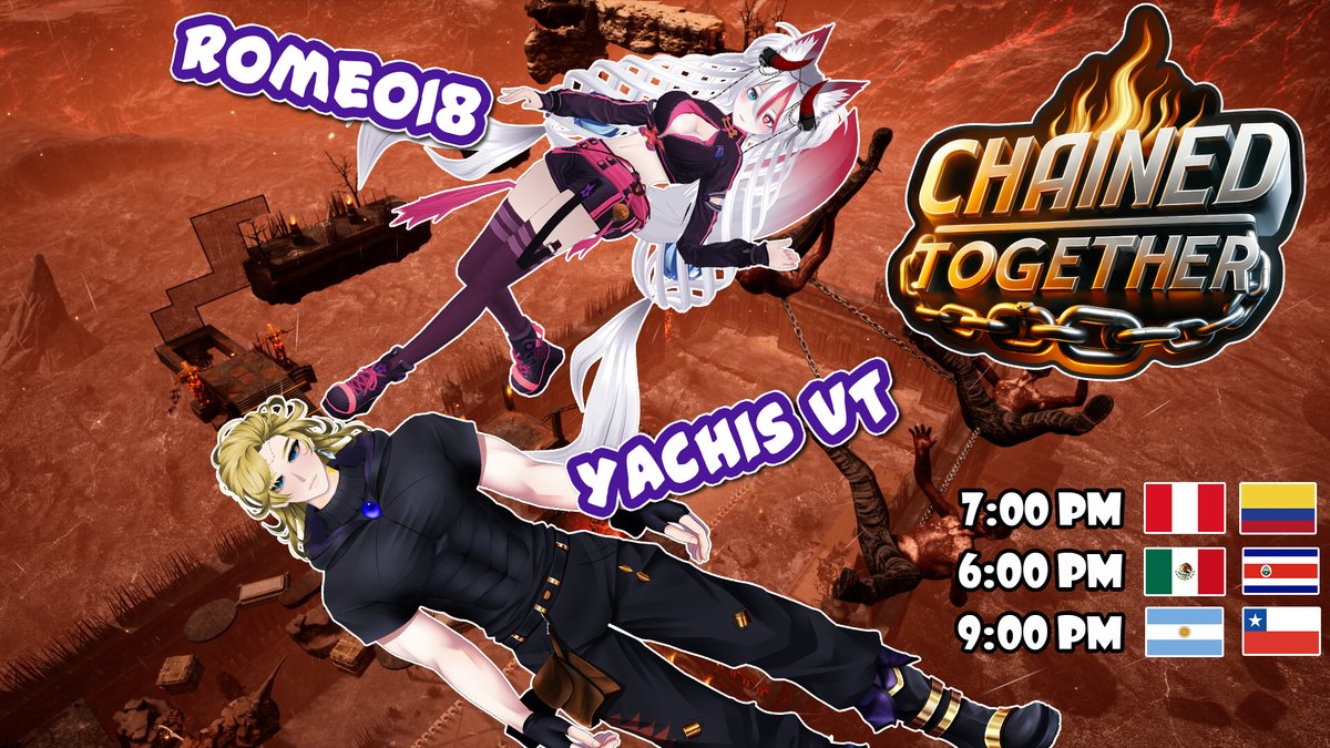 Romeo18VT's tweet photo. ⭐️Feliz Jueves!!! Esta tarde/noche tenemos una divertida collab reforzando la amistad con mi compi @yachisVT probando por primera vez este juego, véannos como no pasamos ni del tutorial, un gran abrazo nos vemos 🫂🦊⛓️
#VtuberUprisings #VtuberES #Vtubers #Compis https://t.co/HMMfVM8pzp