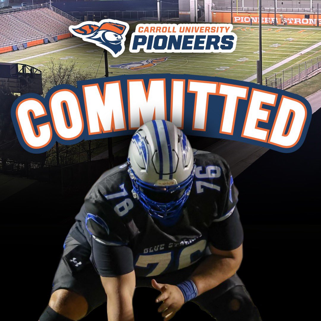 Jack Vidales (@vidalesjack) on Twitter photo I’m excited to say I am 110% committed to continuing my athletic and academic career at Carroll University. Thank you <a href="/CoachHolleyCU/">Garren Holley</a> <a href="/CoachBuddah/">Mike Budziszewski</a> <a href="/OLCoach_Ack/">Coach Ken Ackerman</a> and <a href="/piofootball/">Carroll U Football</a> for helping me through the process. #rollpios I’m excited to say I am 110% committed to continuing my athletic and academic career at Carroll University. Thank you <a href="/CoachHolleyCU/">Garren Holley</a> <a href="/CoachBuddah/">Mike Budziszewski</a> <a href="/OLCoach_Ack/">Coach Ken Ackerman</a> and <a href="/piofootball/">Carroll U Football</a> for helping me through the process. #rollpios