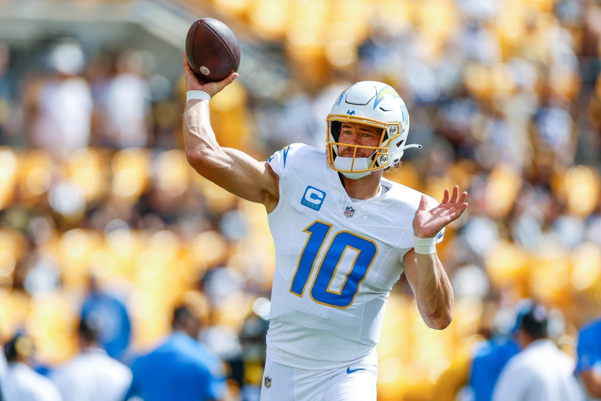 NFL Play of the Day 🏈

Chargers vs Texans | Chargers -3 (-105)