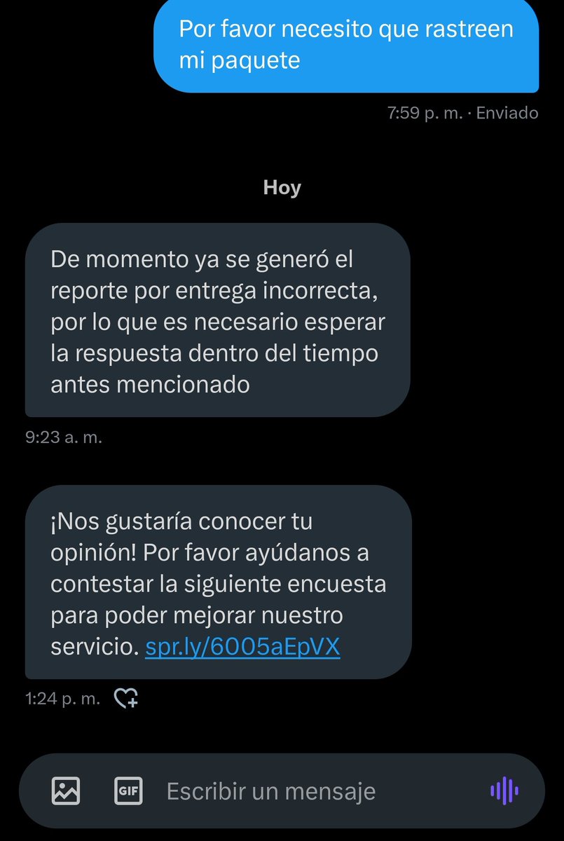 Soluciones señores <a href="/estafeta/">Estafeta</a>  
Lo repito siendo logística siguen sin dar soluciones a un problema , su encuesta no es mi paquete , donde está mi paquete ?