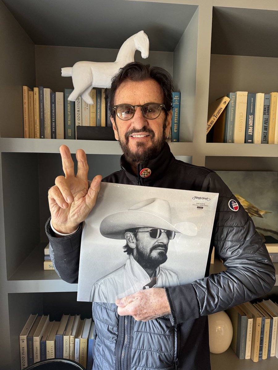 What’s happening my record look up is out tomorrow 10 January. Yeah I hope you love it. Peace and love Ringo.